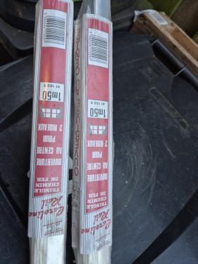 Alu gordijnrails 150 cm  2x voor een prijs