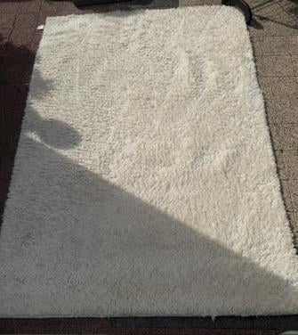 Wollen kleed 160cm x 230 cm Wit!