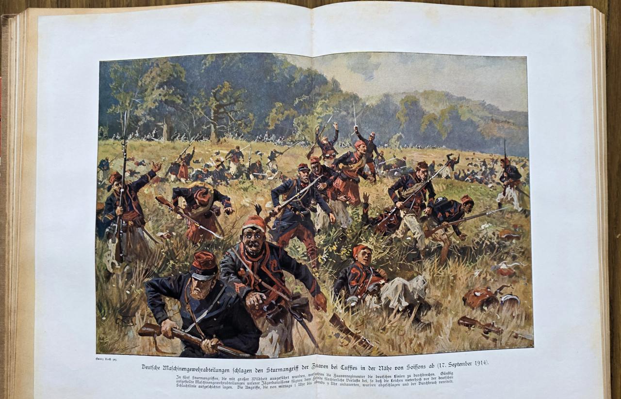 Duits boek met veel illustraties 1e wereldoorlog