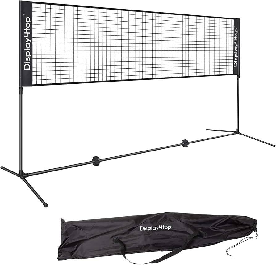 Display4top verstelbare/opvouwbare badminton net