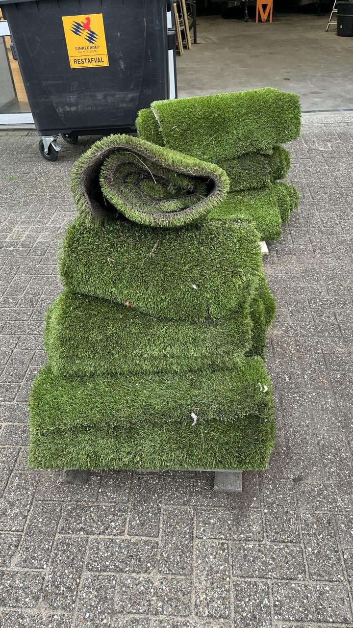 Gebruikt kunstgras