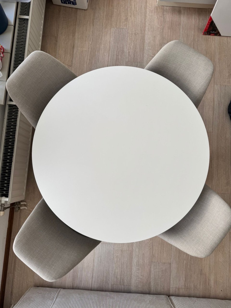 Ronde eettafel wit