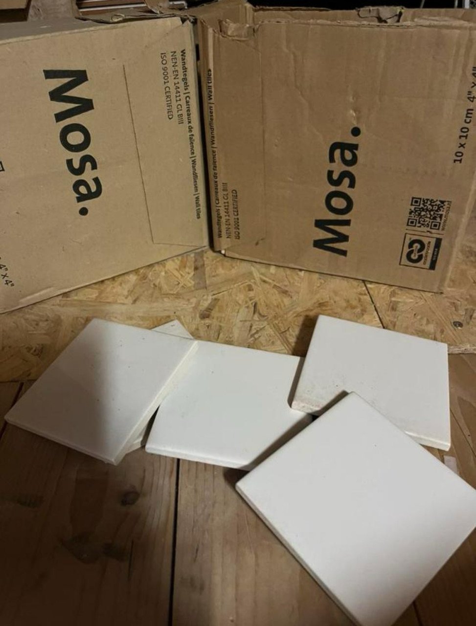 Mosa wandtegels 10x10 rest