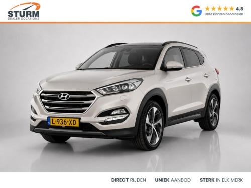 Hyundai Tucson 1.6 t-gdi premium 4wd automaat incl. trekhaak + panodamadak!