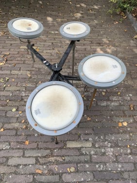 Oefendrumstel moet opgeknapt worden