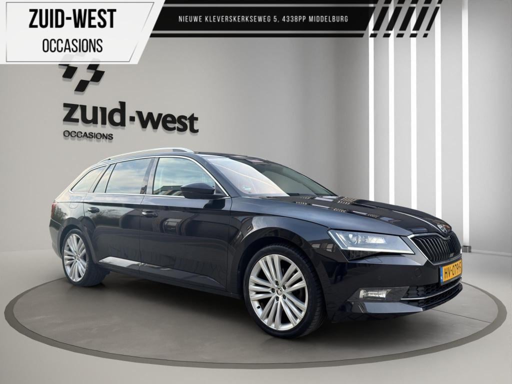 Skoda Superb combi 1.6 tdi style business automaat memory camera