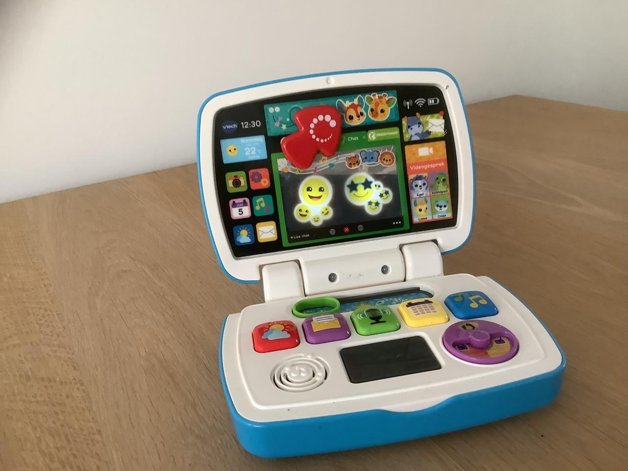 V Tech 1e Interactieve Laptop, met geluid en bewegende beelden
