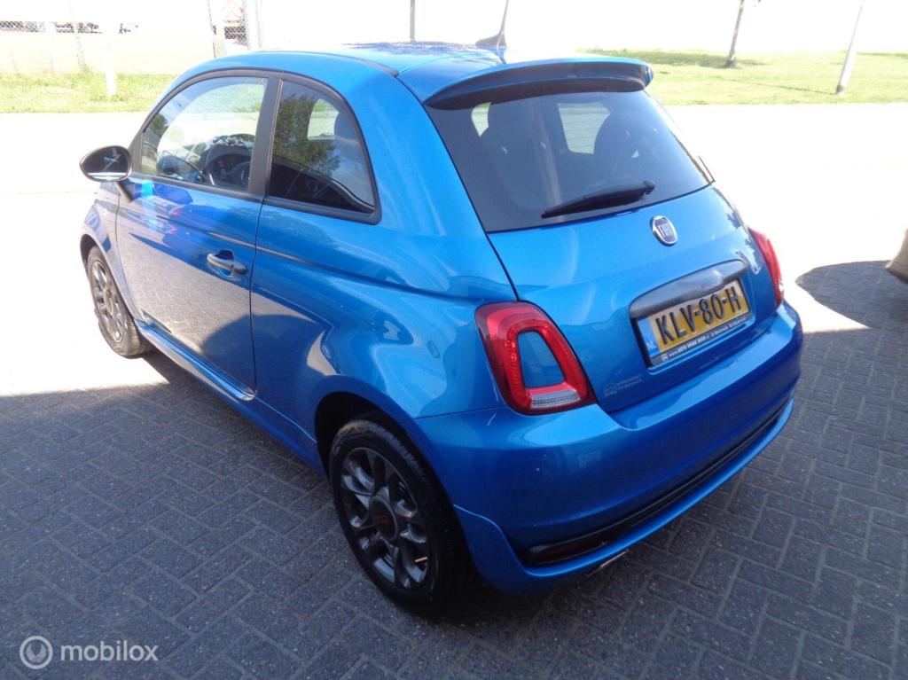Fiat 500 1.2 sport/groot navi/ecc airco/lm velgen/dig dash/zwarte hemel stu