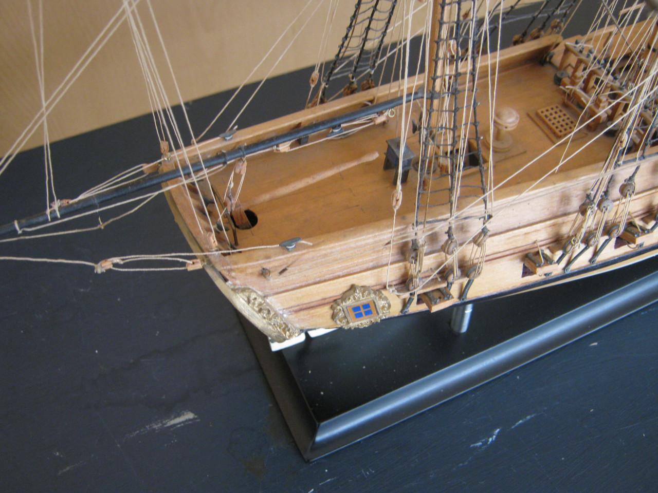 Scheepsmodel USS Rattlesnake.