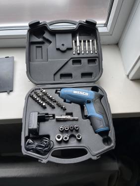 Wesco 3,6V accuschroevendraaier. Nieuw in doos