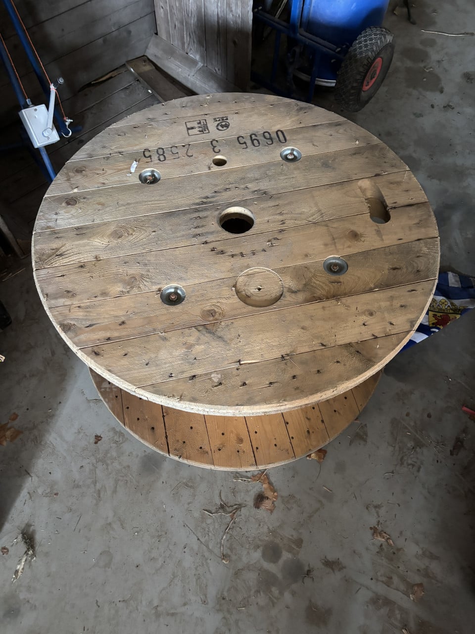Houten haspel