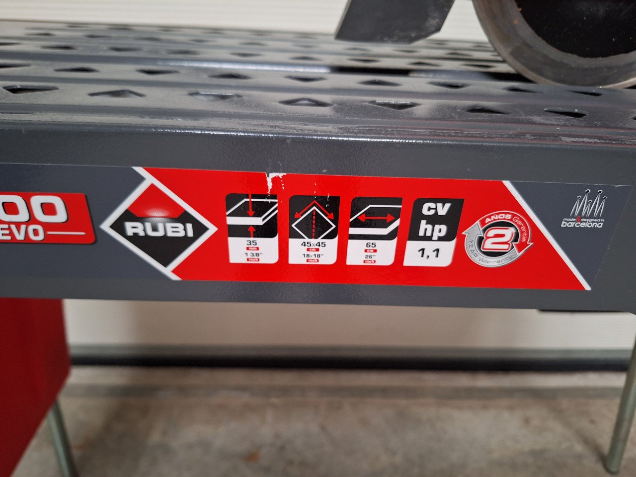Rubi DU-200 EVO Tegelsnijder