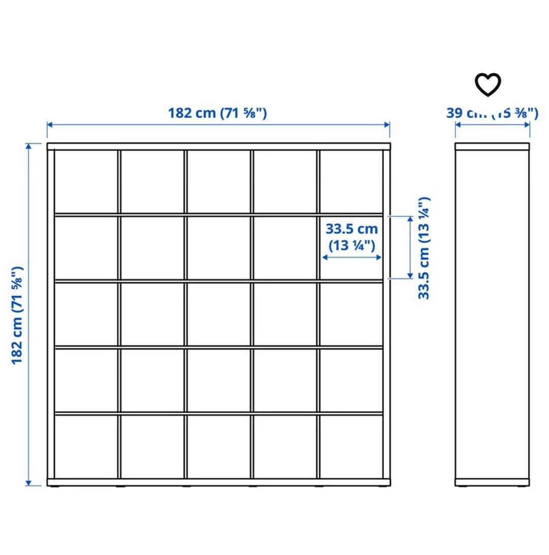 IKEA kast KALLAX wit