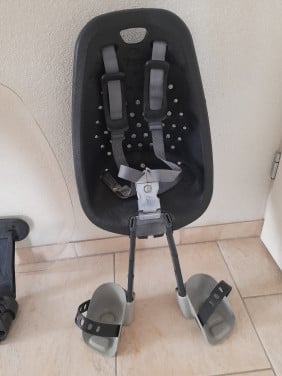 Yepp fietsstoeltje voorop met scherm
