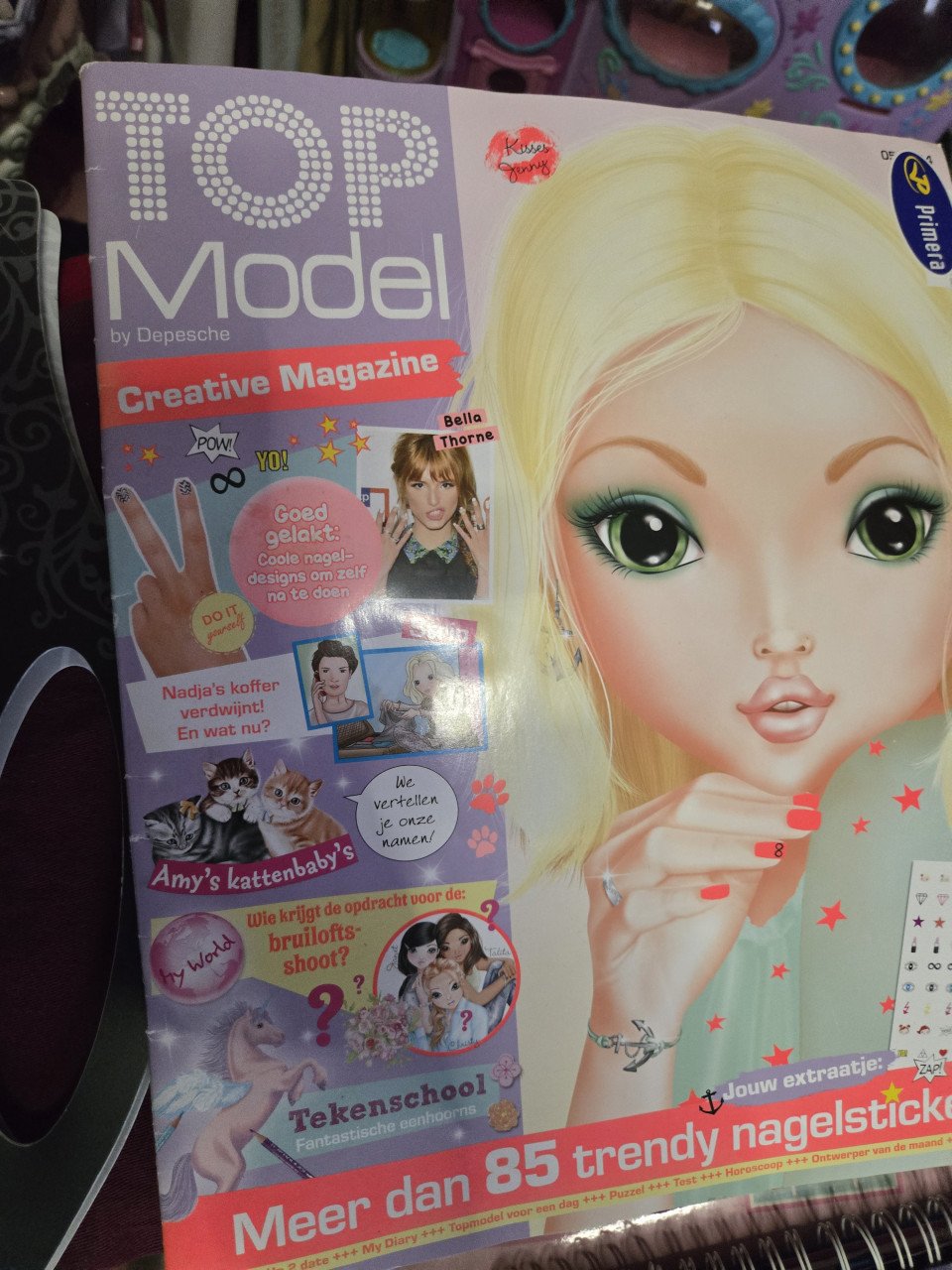 Grote verzameling Top Model Designer spulletjes,