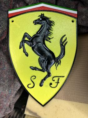 Ferrari reclamebord