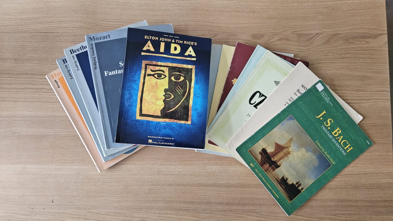 Diverse bladmuziek piano