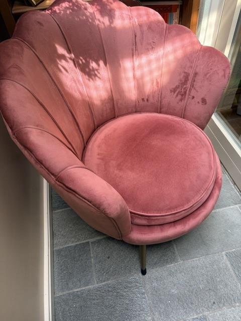 Leuke schelp-fauteuil.