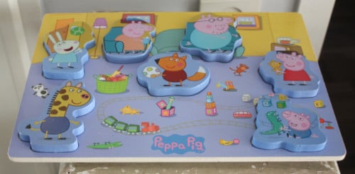 Houte kinder puzzel nr2