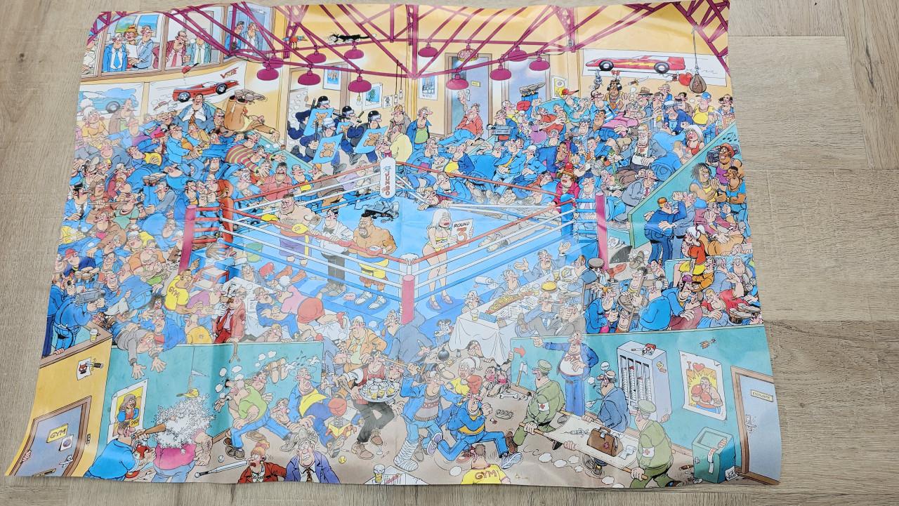 Jan van Haasteren puzzel: de boksring 1000 stukjes