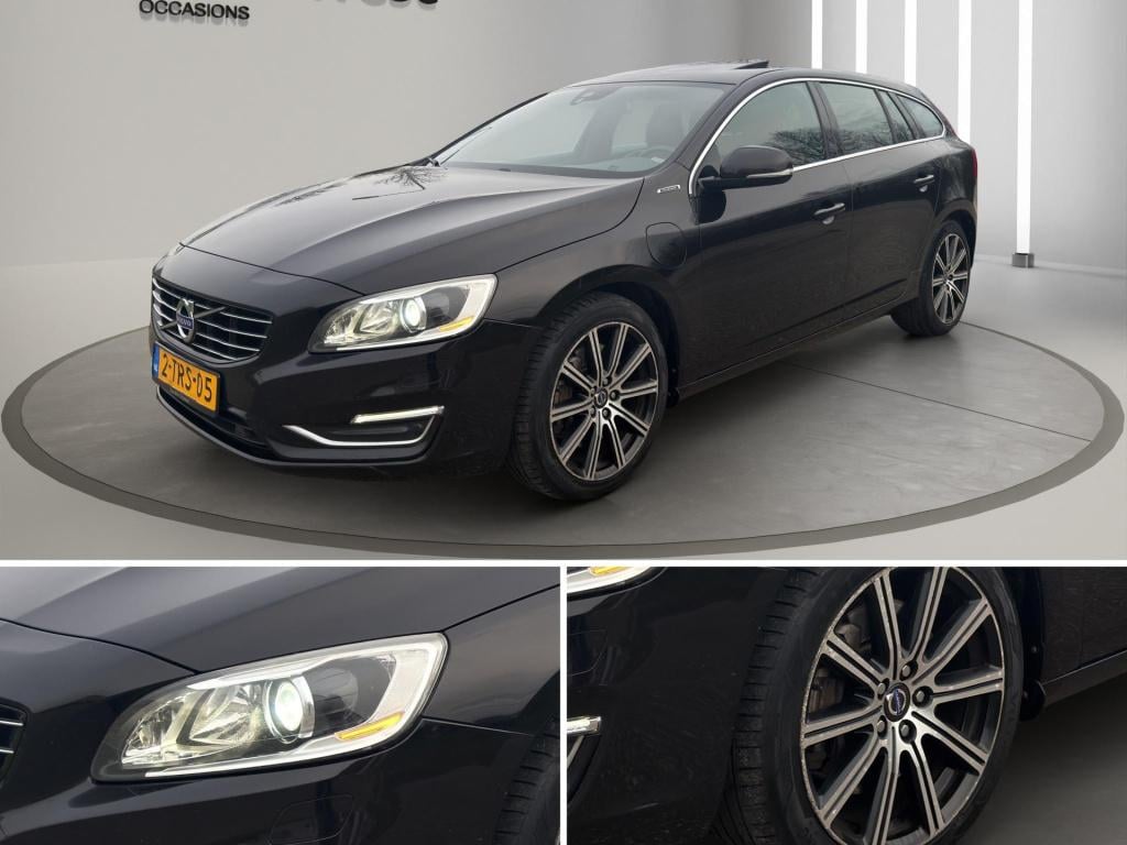 Volvo V60 2.4 d6 awd plug-in hybrid summum leer dakraam