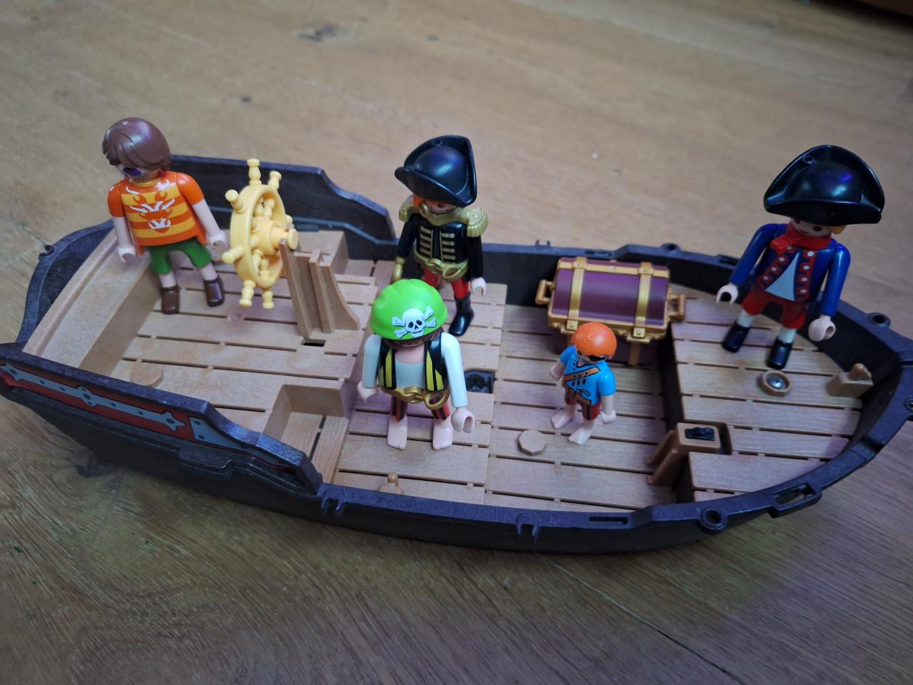 Playmobil, piraten met boot