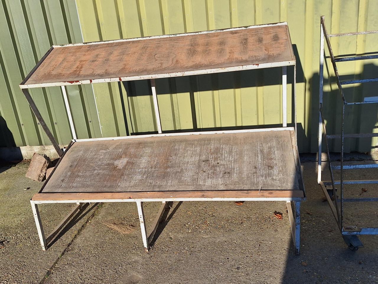 Rekken voor fruitkistjes