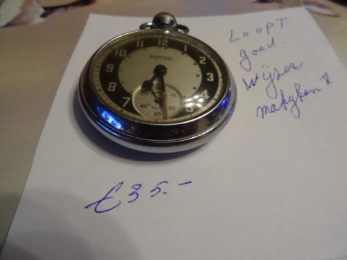 Te koop zakhorloge gebruikt loopt goed, kleine wijzer nakijken NO: 2