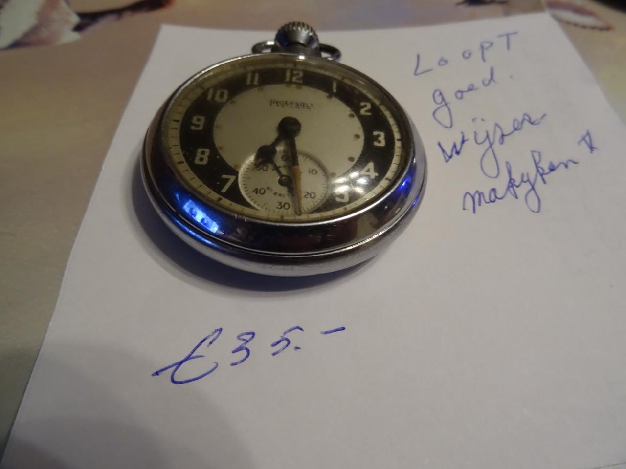 Te koop zakhorloge gebruikt loopt goed, kleine wijzer nakijken NO: 2