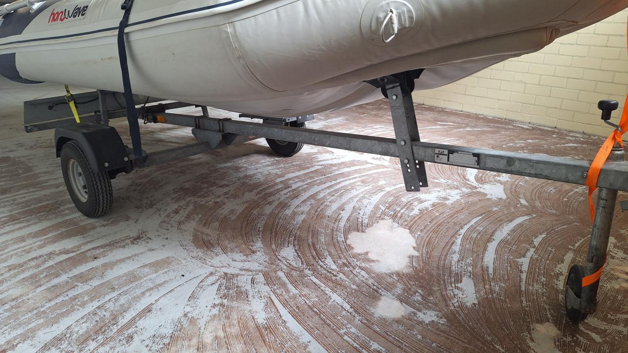 Rubberboot met trailer en 8pk Yamaha