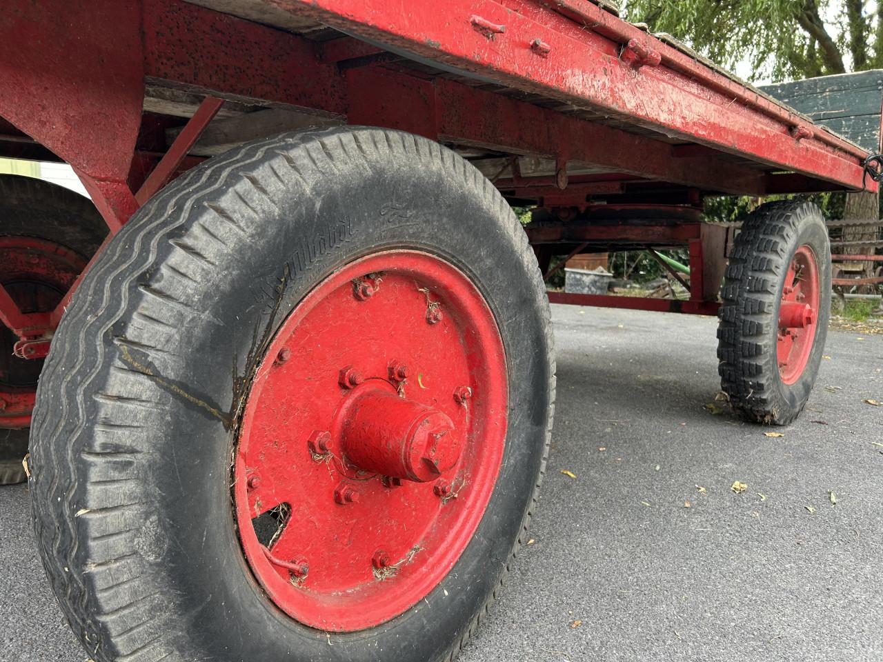 Platte wagen - hooi wagen