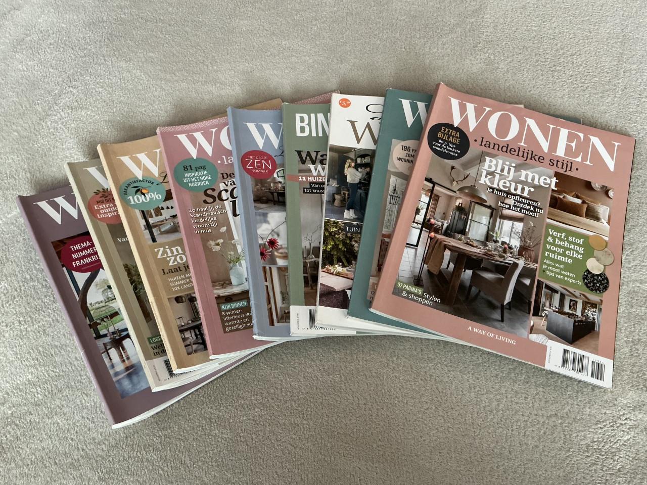 TIjdschriften Wonen landelijke stijl