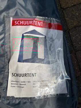 Schuurtent / keukentent
