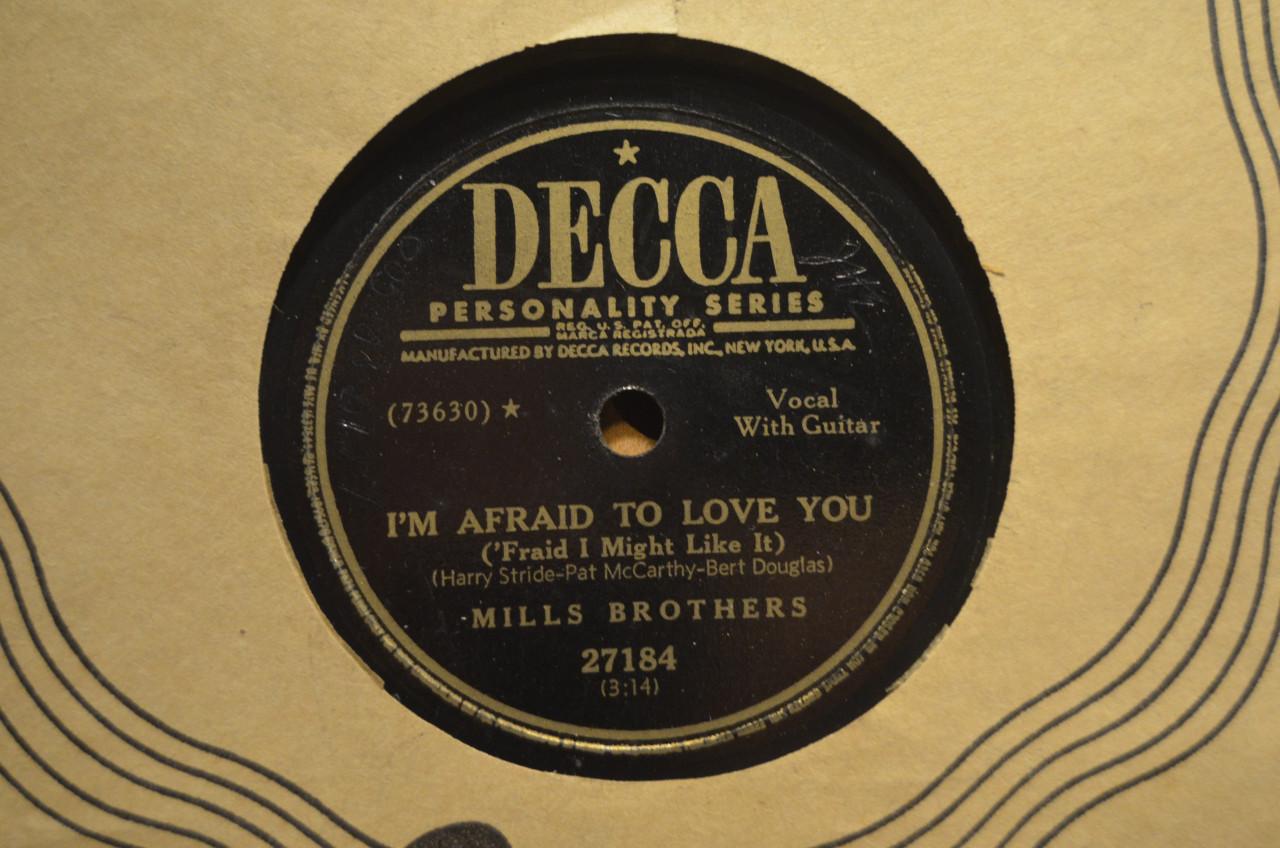 78 rpm Mills Brothers jaren '40 en '50 héél veel stuks. (4)