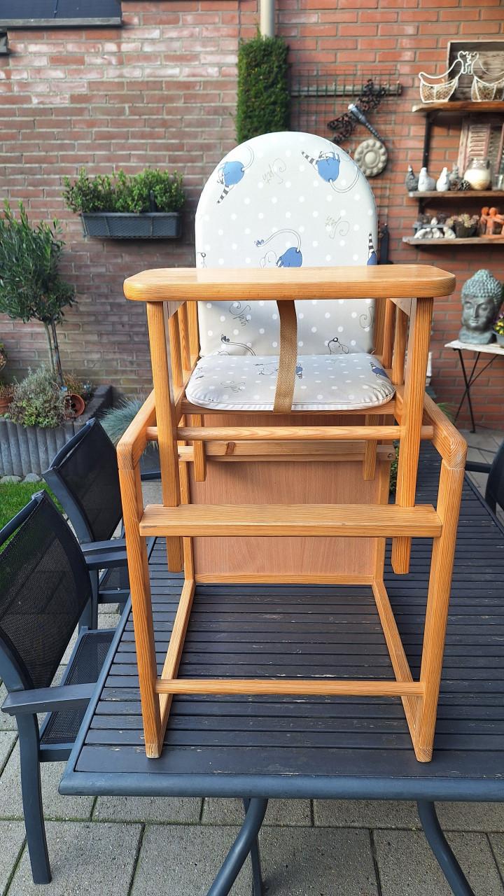 Baby kubus kinderstoel met tafel