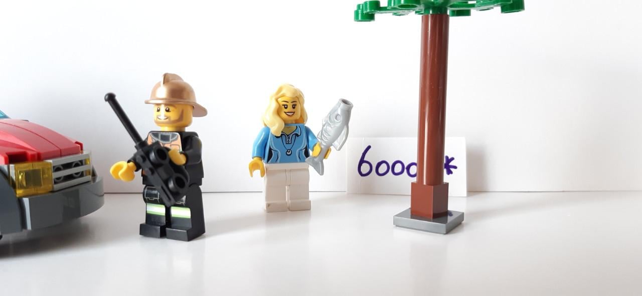 Lego City 60001: Brandweercommandant met gouden helm,