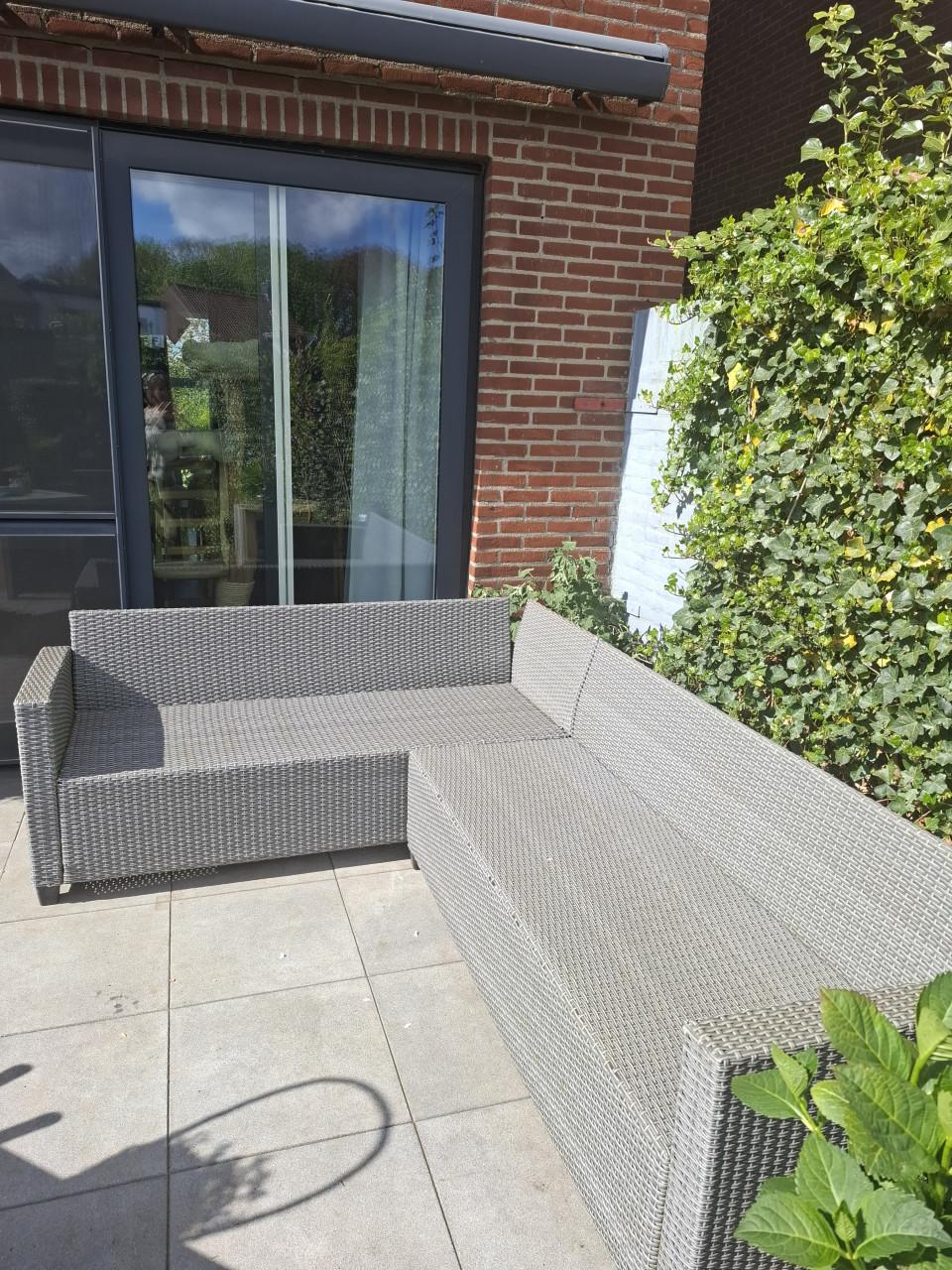 Loungeset tuin met kussens