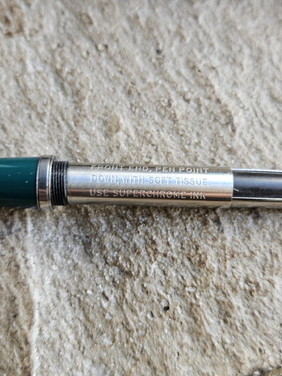 Vintage Parker 21 Vulpen - Groen met Doosje