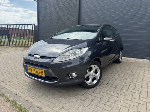 Ford Fiesta 1.25 44KW Titanium 3DRS 2009 Blauw Airco Pdc Apk Nap