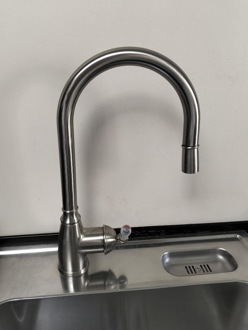 Kraan met uittrekgedeelte