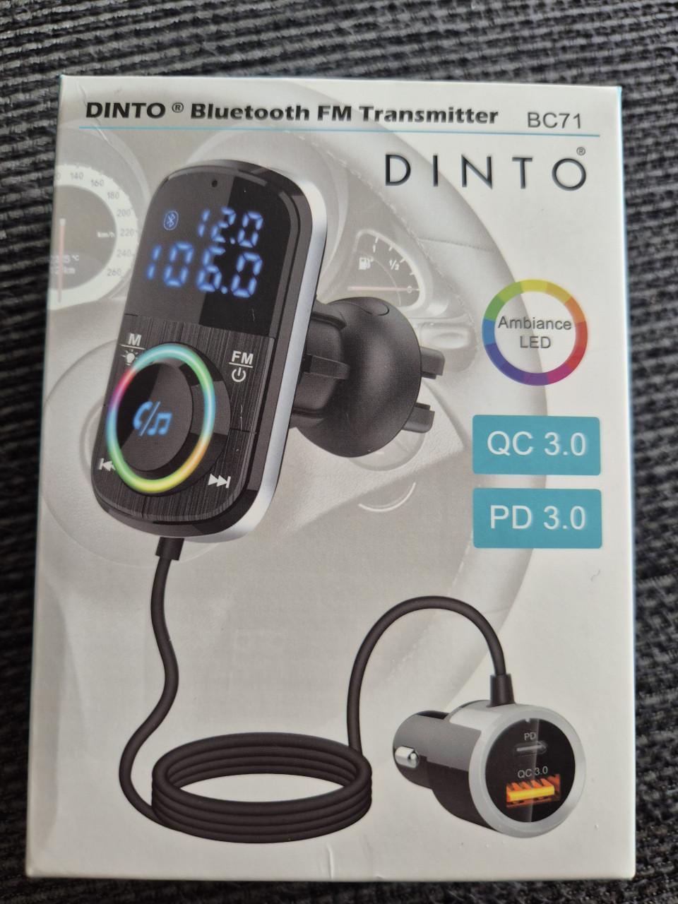 Dinto Bluetooth FM transmitter  bc 71