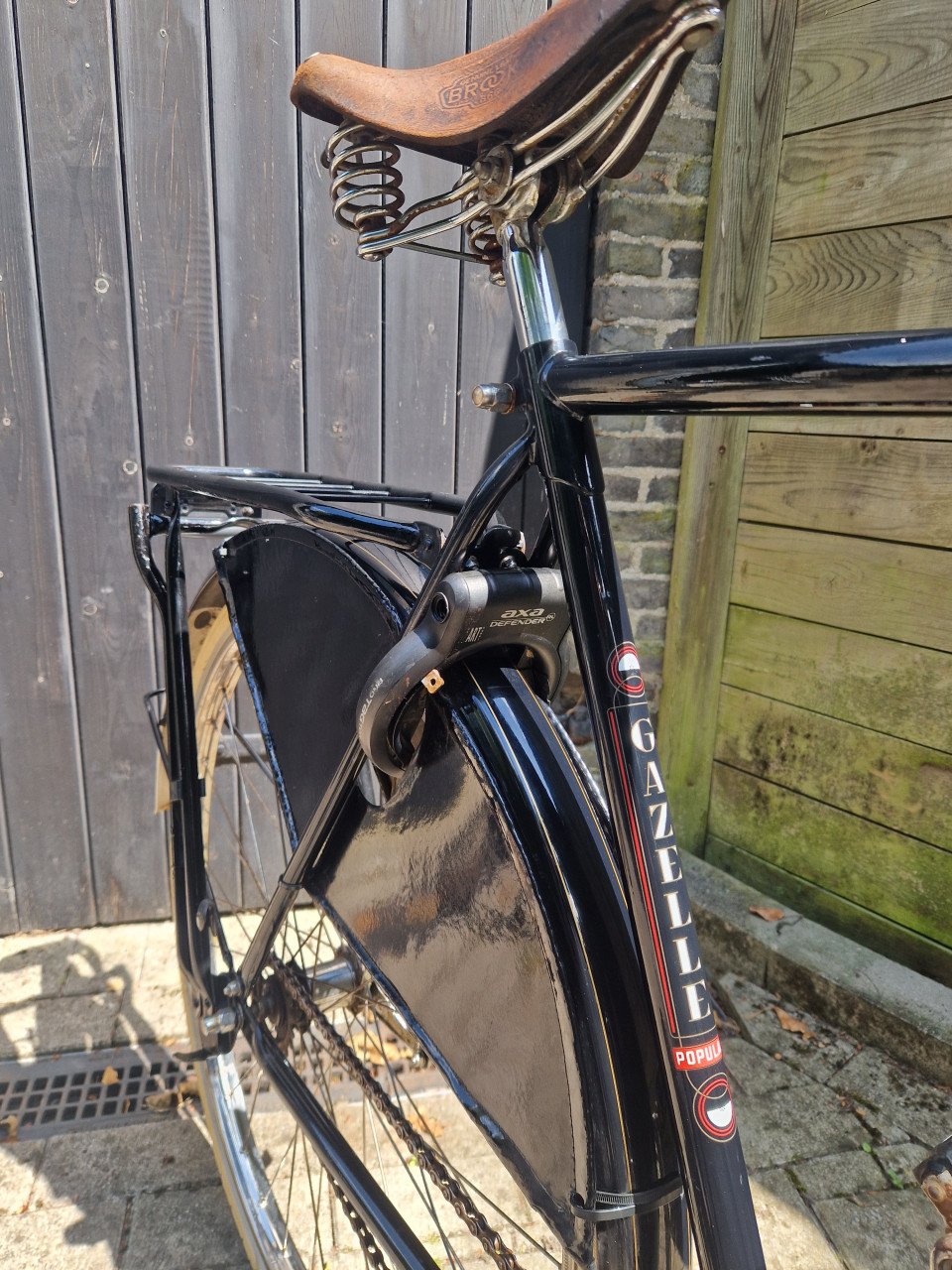 Gazelle tour populair herenfiets klassieker zwart (met werk)