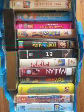 Kinder DVD's en Videobanden