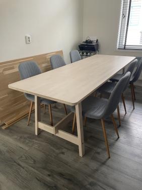 Ikea eettafel tafel groot 220x80 snel ophalen