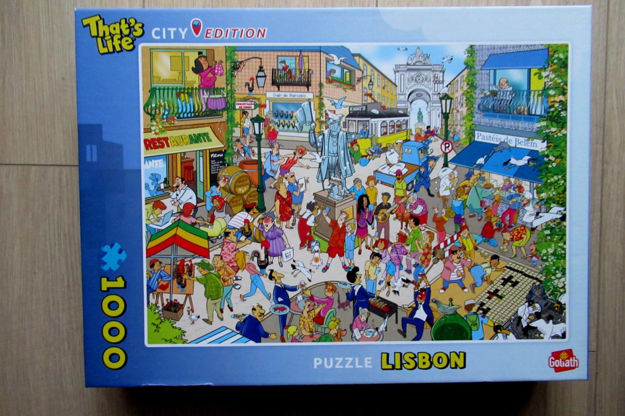 2 legpuzzels city edtion Lissabon en Rome
