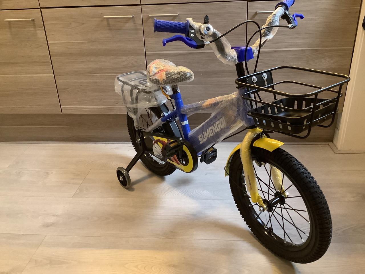 ***** nieuwe 16 inch kinderfiets :Sumengqi met zijwieltjes *****