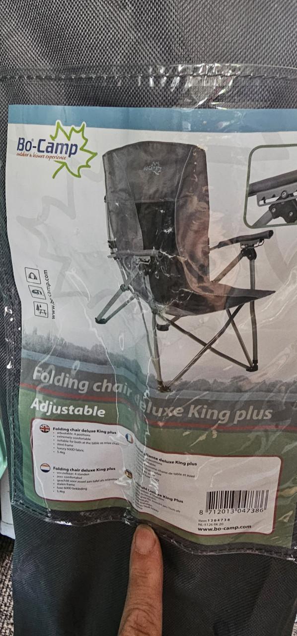Bo-Camp Deluxe King Plus Kampeerstoel - ZGAN (2)