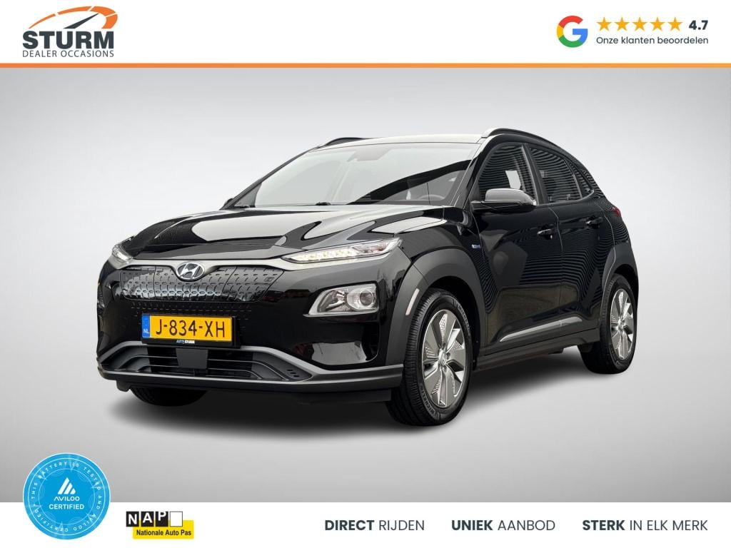 Hyundai Kona ev comfort 64 kwh soh 95% 3-fase lader