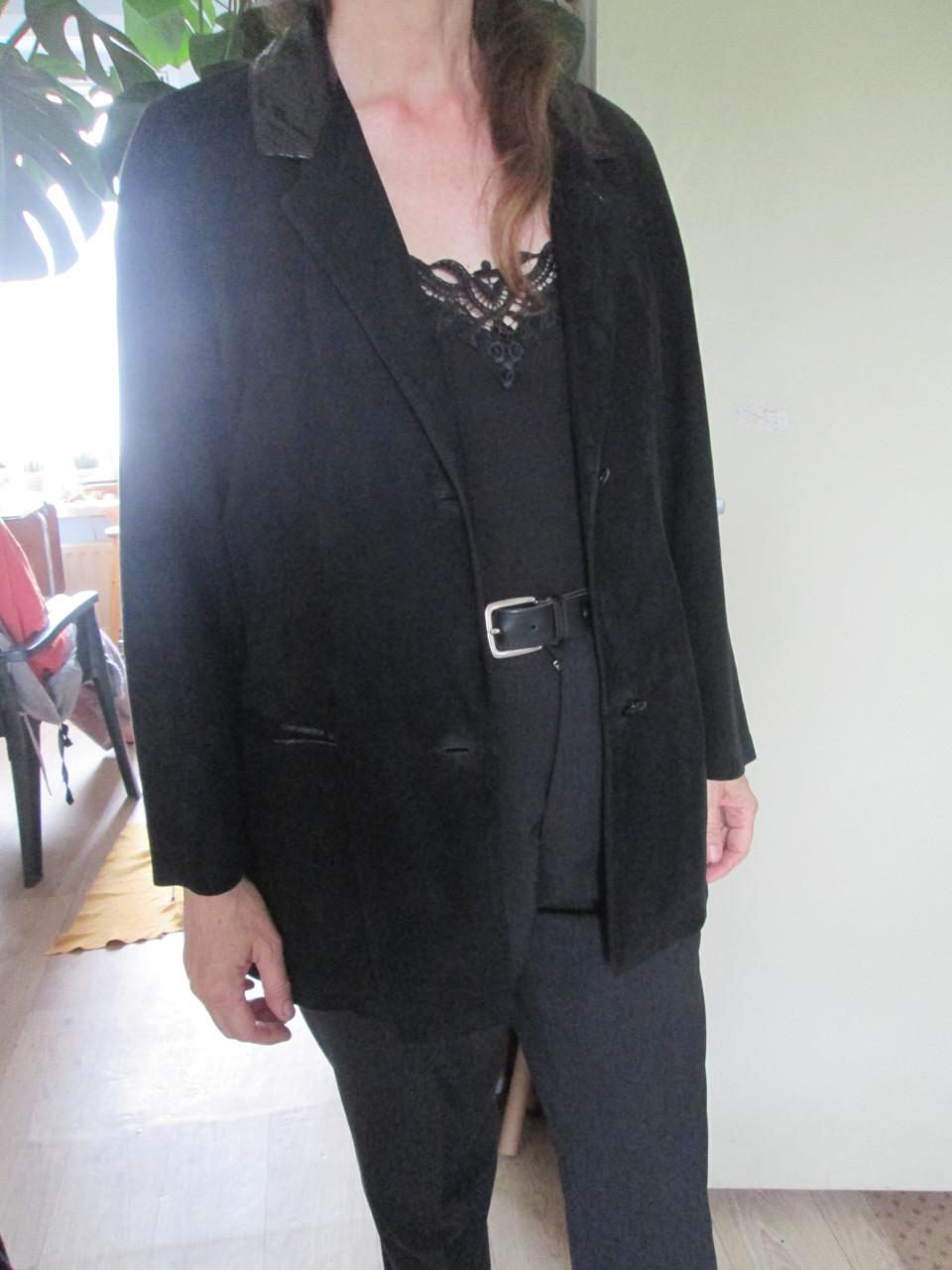 Vintage Italiaans suede blazer