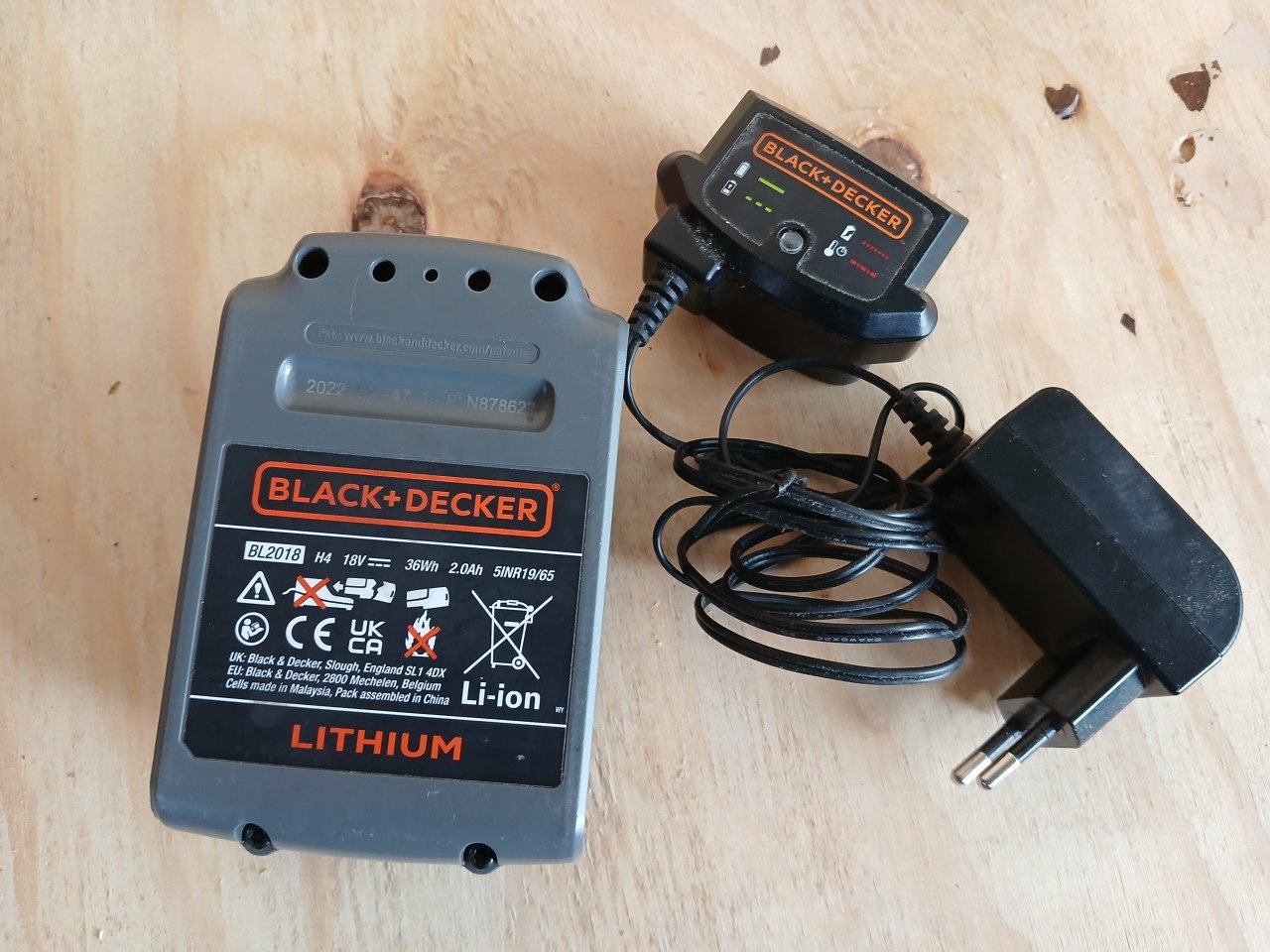 Black en Decker accu + lader